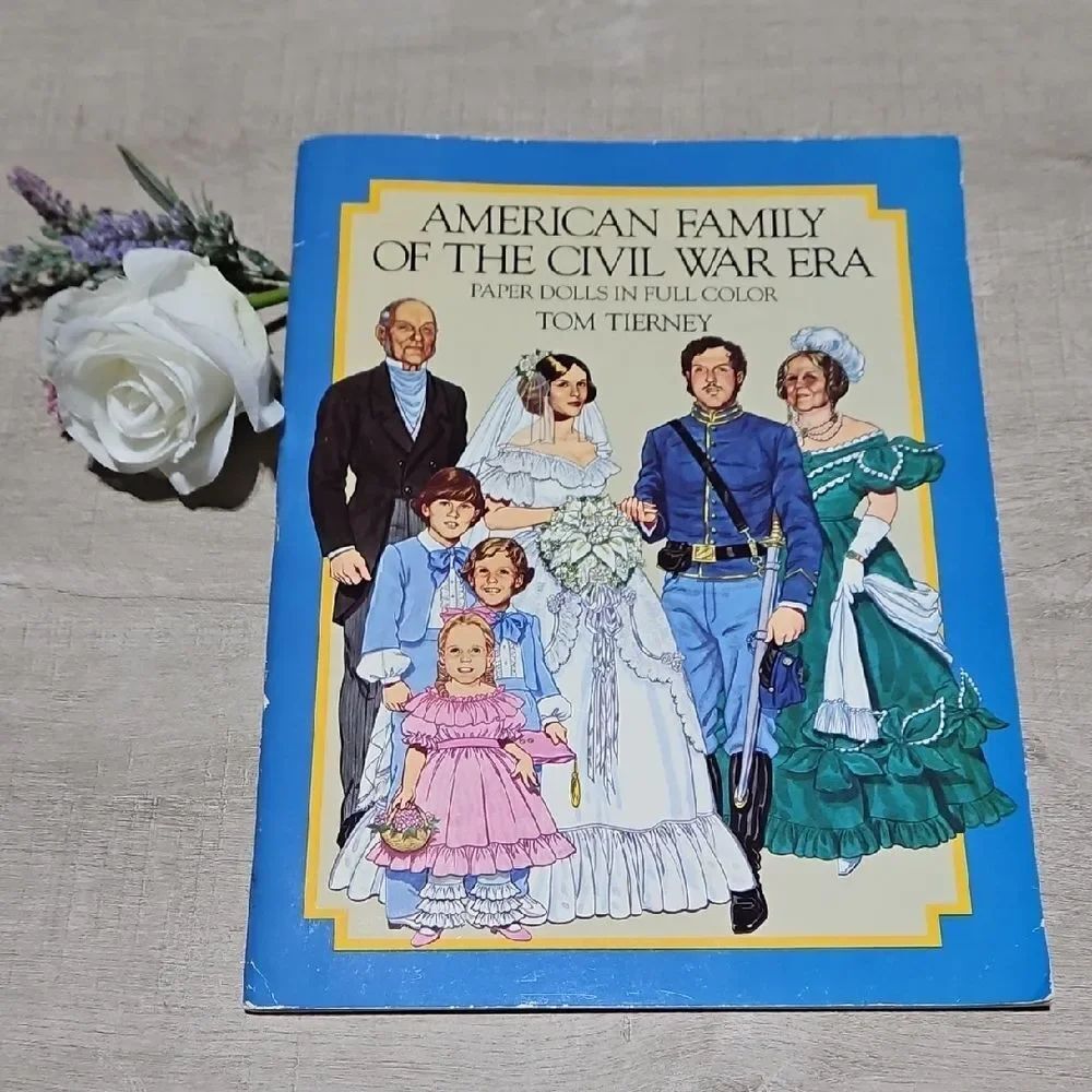 Vintage American Family Civil War Era Paper Dolls by Tom Tierney